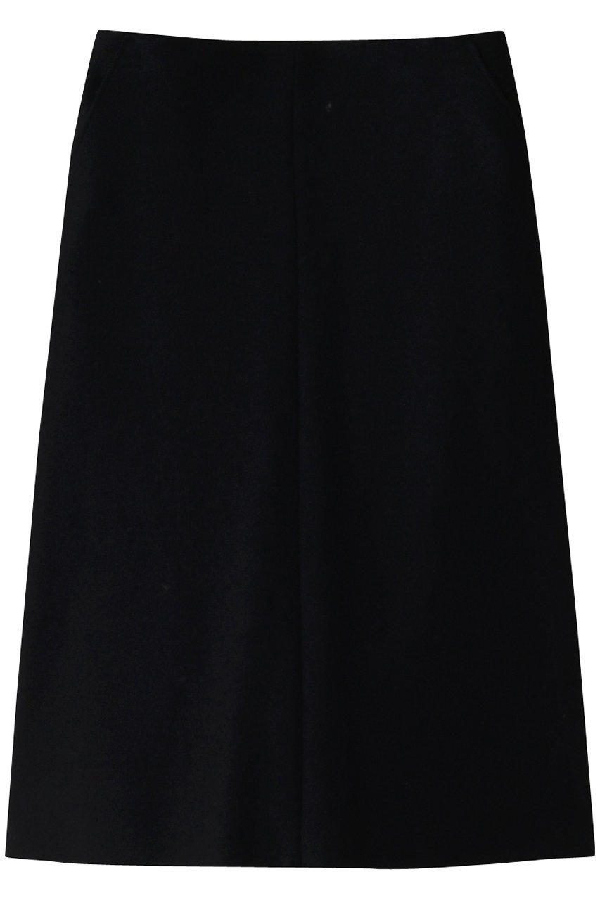 【プレインピープル/PLAIN PEOPLE】のミルドメルトンミディフレアスカート インテリア・キッズ・メンズ・レディースファッション・服の通販 founy(ファニー) 　ファッション　Fashion　レディースファッション　Fashion for Women　スカート　Skirts　Aライン・フレアスカート　A-Line & Flared Skirts　おすすめ　Recommended / Our Picks　セーター　Sweater, Knitwear　ドレープ　Drape, Draping Fabric　ロング　Long, Long-Length　再入荷　Restock / Back in Stock　定番　Standard, Basic Item　ブラック|ID: prp329100004857470 ipo3291000000035855671