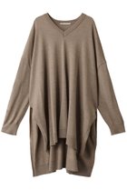 【プレインピープル/PLAIN PEOPLE】のZEATER Vネックスクエアニット ベージュ|ID: prp329100004857471 ipo3291000000035855692