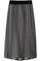 【プレインピープル/PLAIN PEOPLE】のヤクコットンロングスカート チャコールグレー|ID: prp329100004857475 ipo3291000000035999132