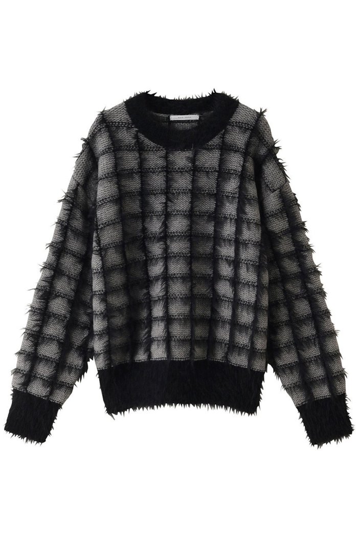 【プレインピープル/PLAIN PEOPLE】のフラッフィーチェックニットプルオーバー インテリア・キッズ・メンズ・レディースファッション・服の通販 founy(ファニー) https://founy.com/ ファッション Fashion レディースファッション Fashion for Women トップス・カットソー Cut & Sew Tops ニット Knit Tops & Sweaters カジュアルプルオーバー・ニットトップス Pullovers & Knit Tops / Casual Pullovers チェック Check, Plaid, Tartan ボーダー Border, Stripe リラックス Relax, Relaxed Fit 冬 Winter / This Winter |ID: prp329100004857477 ipo3291000000035999137