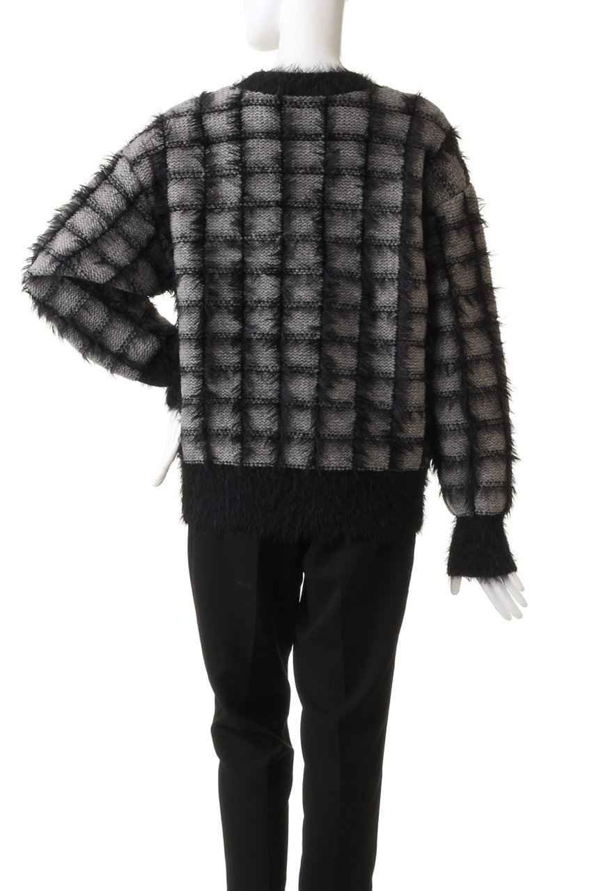 【プレインピープル/PLAIN PEOPLE】のフラッフィーチェックニットプルオーバー 人気、トレンドファッション・服の通販 founy(ファニー) 　ファッション　Fashion　レディースファッション　Fashion for Women　トップス・カットソー　Cut & Sew Tops　ニット　Knit Tops & Sweaters　カジュアルプルオーバー・ニットトップス　Pullovers & Knit Tops / Casual Pullovers　チェック　Check, Plaid, Tartan　ボーダー　Border, Stripe　リラックス　Relax, Relaxed Fit　冬　Winter / This Winter　other-4|ID: prp329100004857477 ipo3291000000035999141