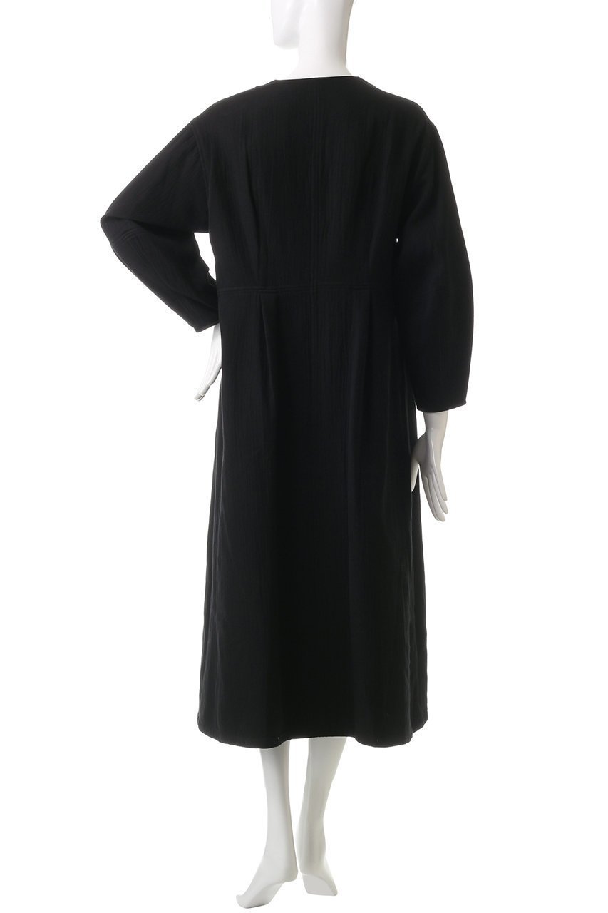 【プレインピープル/PLAIN PEOPLE】のカルゼ二重織ワンピース 人気、トレンドファッション・服の通販 founy(ファニー) 　ファッション　Fashion　レディースファッション　Fashion for Women　ワンピース　Dresses　チュニック　Tunic Tops & Dresses　スリット　Slit, Slit Detail　スリーブ　Sleeve, Long Sleeve / Short Sleeve　チュニック　Tunic, Long Top　モダン　Modern, Contemporary　ロング　Long, Long-Length　other-4|ID: prp329100004857480 ipo3291000000035999168