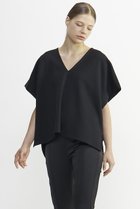 【プレインピープル/PLAIN PEOPLE】のコットンナイロンダブルスウェットブラウス ブラック|ID: prp329100004857488 ipo3291000000035945424