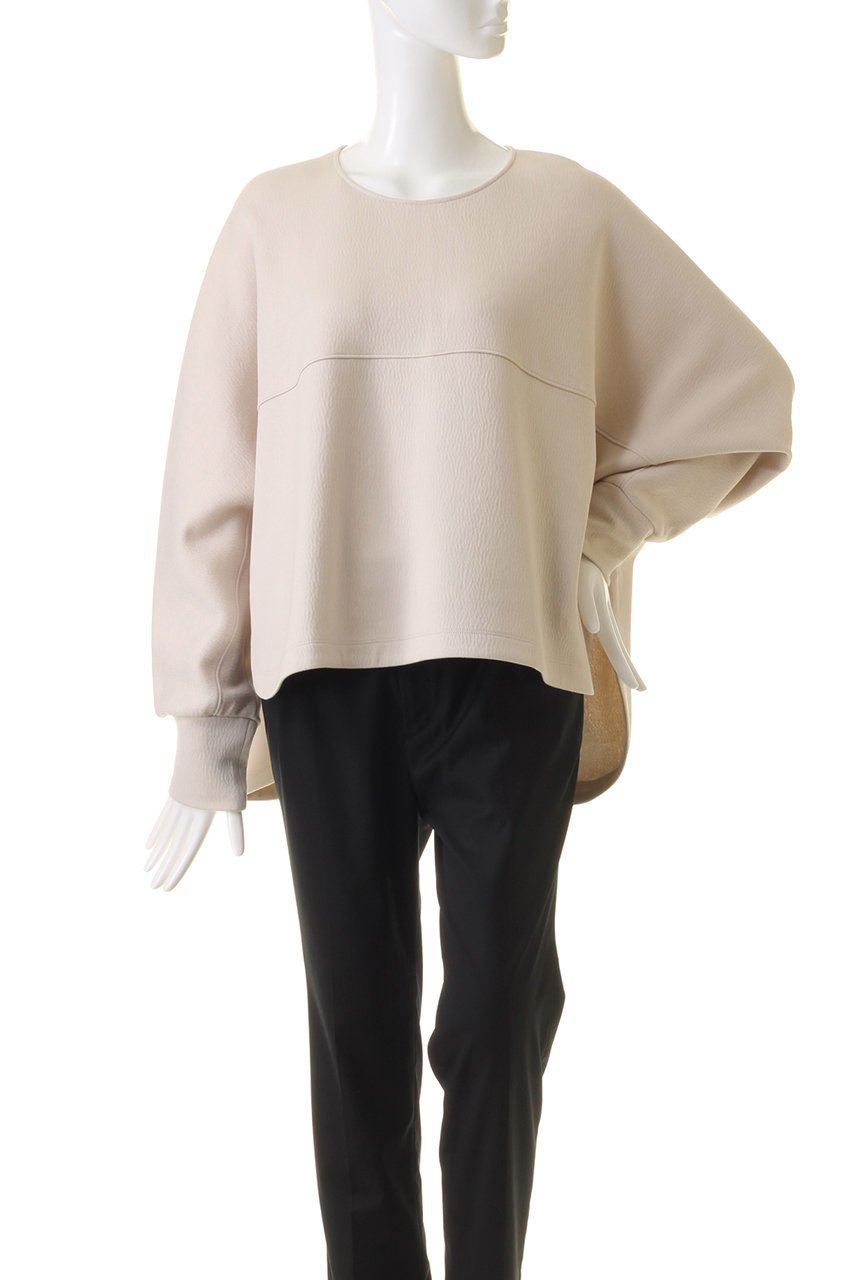 【プレインピープル/PLAIN PEOPLE】のコットンナイロンダブルスウェットプルオーバー 人気、トレンドファッション・服の通販 founy(ファニー) 　ファッション　Fashion　レディースファッション　Fashion for Women　トップス・カットソー　Cut & Sew Tops　シャツ・ブラウス・オフィスカジュアル　Elegant Blouses & Button-Ups　レディースパーカー・カジュアルフーディー　Casual Hoodies & Sweatshirts　ロングTシャツ・Tシャツ　Longline T-Shirts & Tees　カジュアルプルオーバー・ニットトップス　Pullovers & Knit Tops / Casual Pullovers　スウェット・クルーネックトップス　Sweatshirts & Crewnecks / Relaxed Fit Sweat Tops　カットソー・ベーシックTシャツ　Cut-and-Sewn Tops / Stretch Tees & Basics　スリーブ　Sleeve, Long Sleeve / Short Sleeve　ラウンド　Round, Round Neck　ロング　Long, Long-Length　再入荷　Restock / Back in Stock　other-2|ID: prp329100004857489 ipo3291000000035855975