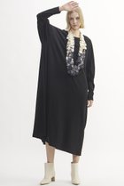 【プレインピープル/PLAIN PEOPLE】の強撚ハイウェットポンチワンピース ブラック|ID: prp329100004857490 ipo3291000000035999196