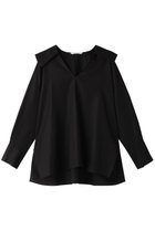 【プレインピープル/PLAIN PEOPLE】のMODERN VIBRATTO COTTONブラウス 人気、トレンドファッション・服の通販 founy(ファニー) ファッション Fashion レディースファッション Fashion for Women トップス・カットソー Cut & Sew Tops シャツ・ブラウス・オフィスカジュアル Elegant Blouses & Button-Ups クラシカル Classical, Vintage-Inspired スリーブ Sleeve, Long Sleeve / Short Sleeve ロング Long, Long-Length 再入荷 Restock / Back in Stock thumbnail ブラック|ID: prp329100004857491 ipo3291000000035883544