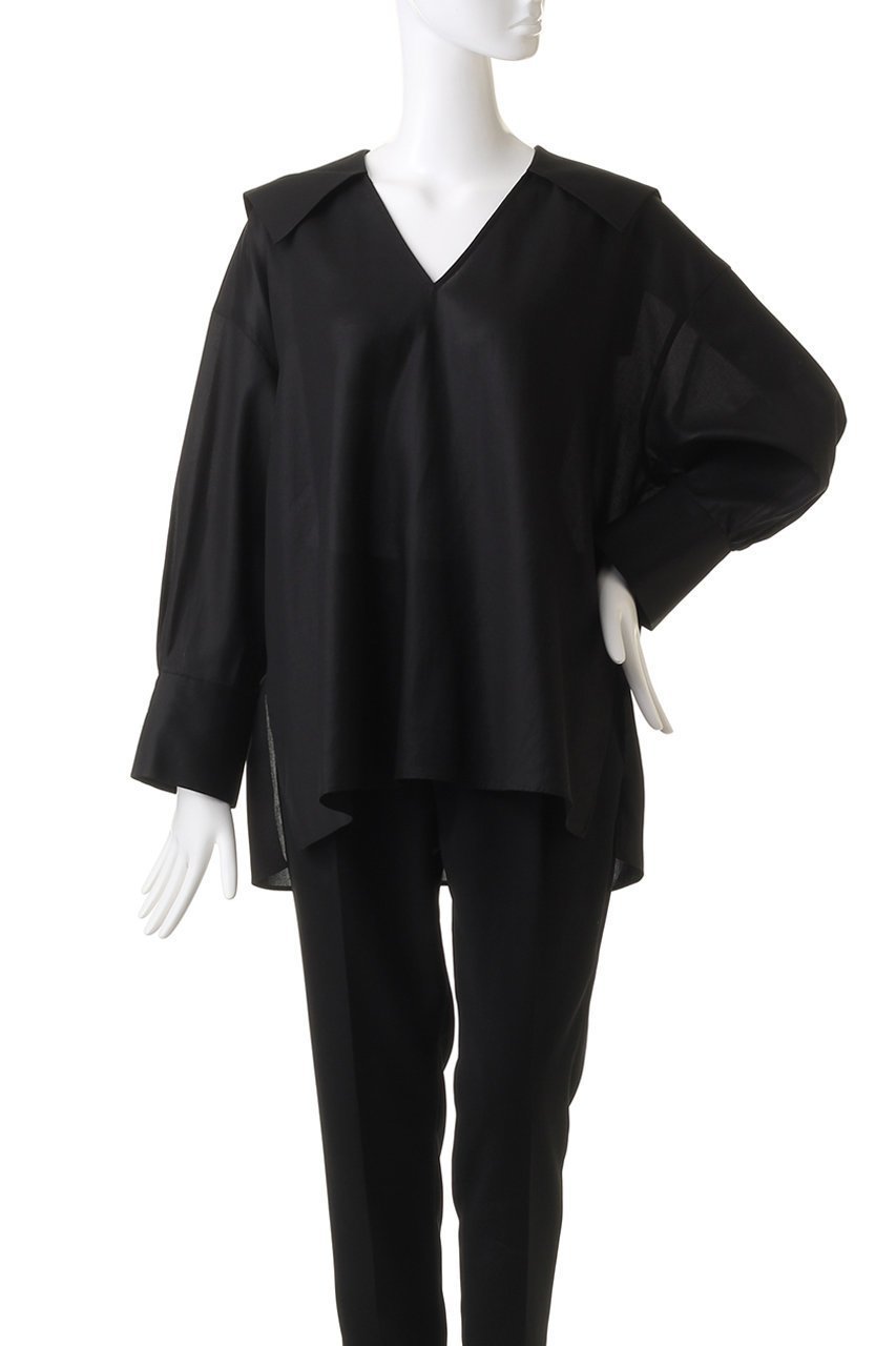 【プレインピープル/PLAIN PEOPLE】のMODERN VIBRATTO COTTONブラウス 人気、トレンドファッション・服の通販 founy(ファニー) 　ファッション　Fashion　レディースファッション　Fashion for Women　トップス・カットソー　Cut & Sew Tops　シャツ・ブラウス・オフィスカジュアル　Elegant Blouses & Button-Ups　クラシカル　Classical, Vintage-Inspired　スリーブ　Sleeve, Long Sleeve / Short Sleeve　ロング　Long, Long-Length　再入荷　Restock / Back in Stock　other-2|ID: prp329100004857491 ipo3291000000035883545