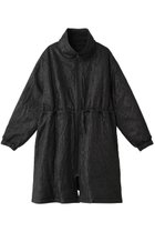 【プレインピープル/PLAIN PEOPLE】のクラッシュリップストップKAPOK KNOTコラボコート ブラック|ID: prp329100004857494 ipo3291000000035856080