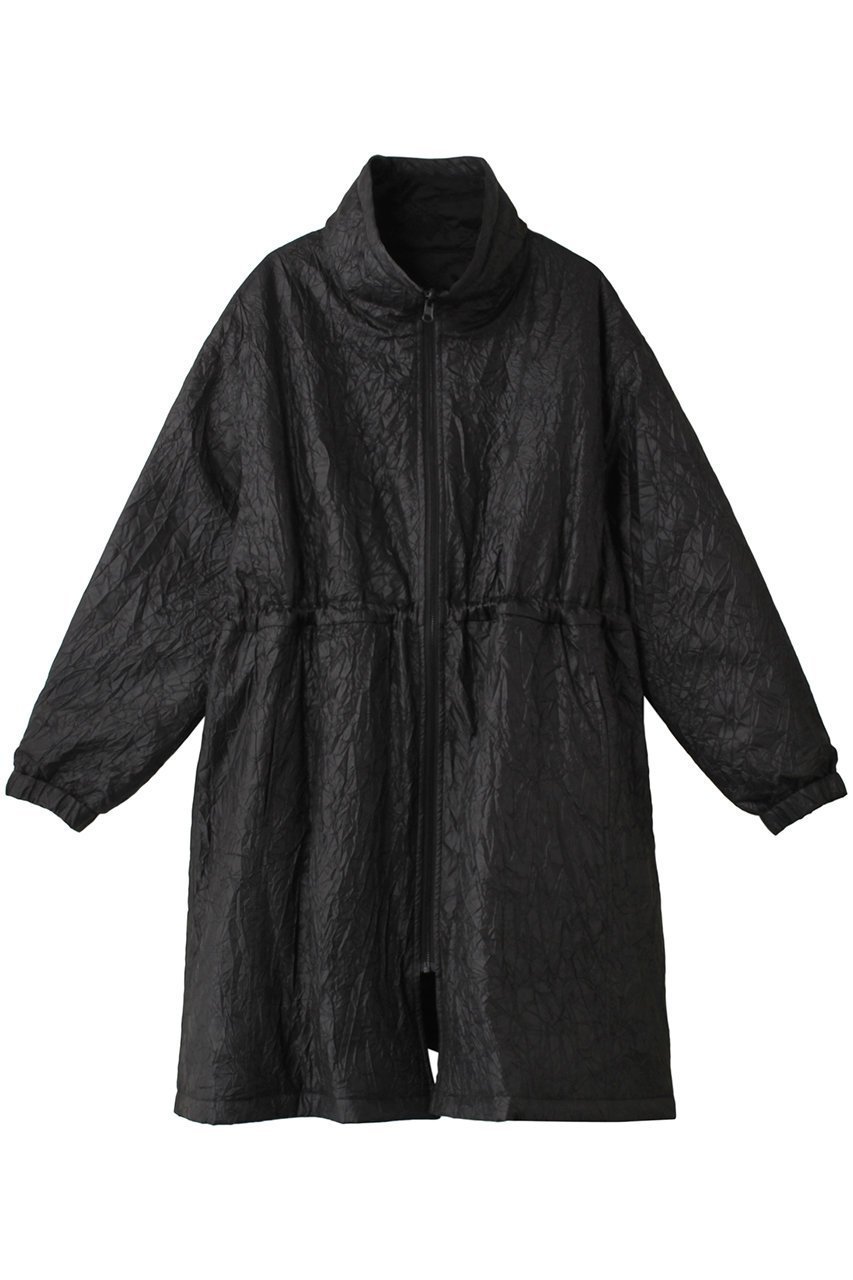 【プレインピープル/PLAIN PEOPLE】のクラッシュリップストップKAPOK KNOTコラボコート インテリア・キッズ・メンズ・レディースファッション・服の通販 founy(ファニー) 　ファッション　Fashion　レディースファッション　Fashion for Women　アウター　Coat / Outerwear Collection　コート・ロングコート・ピーコート　Long Coats, Peacoats & More　キルティング　Quilted, Quilting　クラッシュ　Distressed, Crashed Style　ダウン　Down, Puffer　リップ　Lip, Lip Motif　リバーシブル　Reversible, Two-Sided　ロング　Long, Long-Length　ワッシャー　Washer, Crinkled Finish　再入荷　Restock / Back in Stock　ブラック|ID: prp329100004857494 ipo3291000000035856080