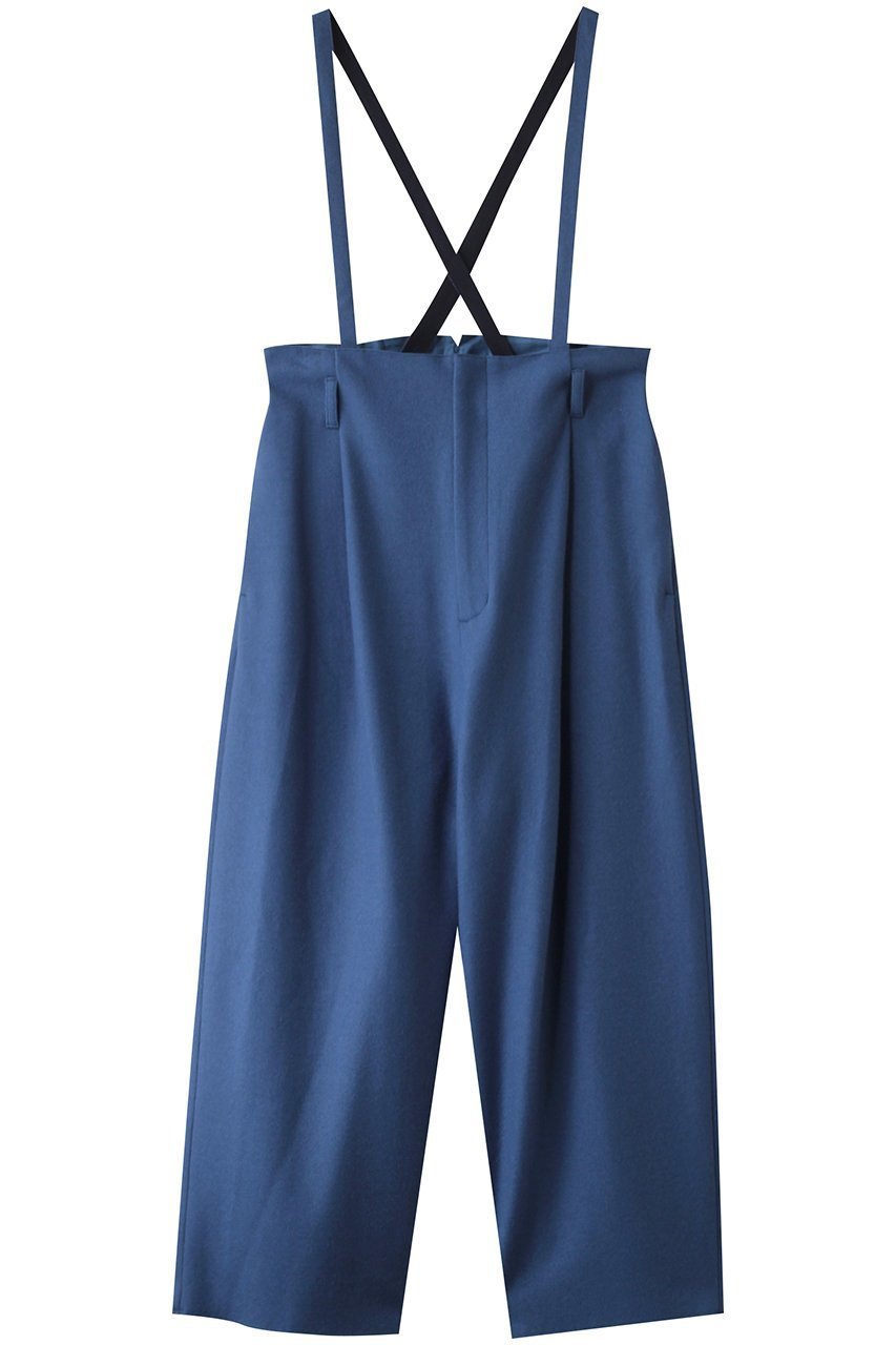 【プレインピープル/PLAIN PEOPLE】のSuper140ミルド天竺サスペンダー付きセミワイドパンツ インテリア・キッズ・メンズ・レディースファッション・服の通販 founy(ファニー) ファッション Fashion レディースファッション Fashion for Women パンツ Pants & Trousers なめらか Smooth, Silky Texture サスペンダー Suspenders, Braces シンプル Simple, Minimal ワイド Wide, Wide Fit エレガント 上品 Elegant 再入荷 Restock / Back in Stock ブルー|ID: prp329100004857496 ipo3291000000035856114