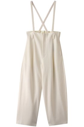 【プレインピープル/PLAIN PEOPLE】のSuper140ミルド天竺サスペンダー付きセミワイドパンツ 人気、トレンドファッション・服の通販 founy(ファニー) ファッション Fashion レディースファッション Fashion for Women パンツ Pants & Trousers なめらか Smooth, Silky Texture サスペンダー Suspenders, Braces シンプル Simple, Minimal ワイド Wide, Wide Fit エレガント 上品 Elegant |ID:prp329100004857496