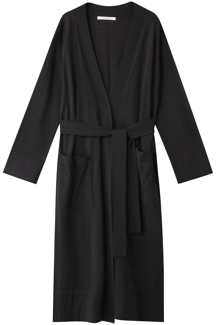 【プレインピープル/PLAIN PEOPLE】のVICTORIAベルト付きロングカーディガン インテリア・キッズ・メンズ・レディースファッション・服の通販 founy(ファニー) 　ファッション　Fashion　レディースファッション　Fashion for Women　トップス・カットソー　Cut & Sew Tops　ニット　Knit Tops & Sweaters　カーディガン・羽織り　Layered Style Cardigans　ベルト&ウエストマーク　Belts & Waist Accessories　カーディガン　Cardigan, Knitwear　シアー　Sheer, See-Through　シンプル　Simple, Minimal　ロング　Long, Long-Length　再入荷　Restock / Back in Stock　チャコールグレー|ID: prp329100004857502 ipo3291000000035856207