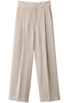 【プレインピープル/PLAIN PEOPLE】のバックサテンジョーゼットタックテーパードパンツ ベージュ|ID: prp329100004857506 ipo3291000000035856287