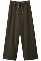 【プレインピープル/PLAIN PEOPLE】のフリースポンチワイドストレートパンツ カーキ|ID: prp329100004857510 ipo3291000000035856327