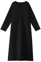 【プレインピープル/PLAIN PEOPLE】のSuper140ミルド天竺Vネックワンピース グレー|ID: prp329100004857511 ipo3291000000035856340