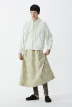 【プレインピープル/PLAIN PEOPLE】のゴブランジャガードタックスカート ベージュ×イエロー|ID: prp329100004857512 ipo3291000000035999340