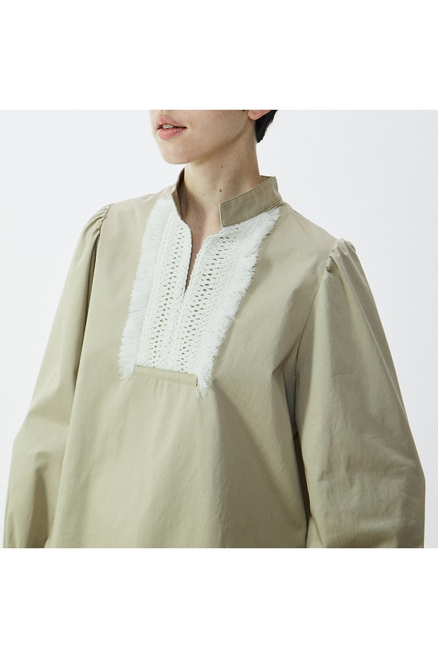 【プレインピープル/PLAIN PEOPLE】のスラブサテンブラウス 人気、トレンドファッション・服の通販 founy(ファニー) 　ファッション　Fashion　レディースファッション　Fashion for Women　トップス・カットソー　Cut & Sew Tops　シャツ・ブラウス・オフィスカジュアル　Elegant Blouses & Button-Ups　サテン　Satin, Glossy Fabric　スリーブ　Sleeve, Long Sleeve / Short Sleeve　モダン　Modern, Contemporary　レース　Lace, Lace Fabric　ロング　Long, Long-Length　エレガント 上品　Elegant　再入荷　Restock / Back in Stock　other-5|ID: prp329100004857513 ipo3291000000035878609