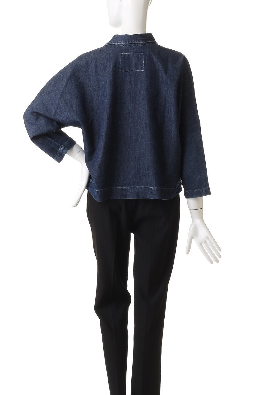 【フランク&アイリーン/Frank&Eileen】のGABI イタリアンフェイマスデニム スキッパーシャツ 人気、トレンドファッション・服の通販 founy(ファニー) 　ファッション　Fashion　レディースファッション　Fashion for Women　トップス・カットソー　Cut & Sew Tops　シャツ・ブラウス・オフィスカジュアル　Elegant Blouses & Button-Ups　スキッパー　Skipper, Open Collar　スリーブ　Sleeve, Long Sleeve / Short Sleeve　トレンド　Trend, Trending Now　フェミニン　Feminine, Girly　リラックス　Relax, Relaxed Fit　ロング　Long, Long-Length　other-4|ID: prp329100004857700 ipo3291000000035871429