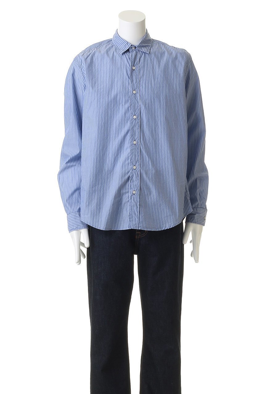 【フランク&アイリーン/Frank&Eileen / MEN】の【MEN】 FINBAR イタリアンコットン ブルーストライプ シャツ 人気、トレンドファッション・服の通販 founy(ファニー) 　ファッション　Fashion　メンズファッション　Fashion for Men　2026年　2026　ストライプ　Stripe, Striped Pattern　スリーブ　Sleeve, Long Sleeve / Short Sleeve　バランス　Balance, Style Balance　フィット　Fit, Slim Fit　ロング　Long, Long-Length　夏　Summer　春　Spring　S/S・春夏　SS, Spring/Summer, Warm Season　other-2|ID: prp329100004857854 ipo3291000000035876489