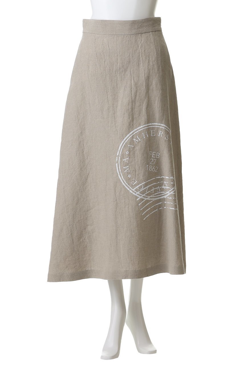 【プレインピープル/PLAIN PEOPLE】のビッグロゴリネンスカート 人気、トレンドファッション・服の通販 founy(ファニー) 　ファッション　Fashion　レディースファッション　Fashion for Women　スカート　Skirts　ロングスカート　Long Skirts / Maxi & Midi Skirts　2026年　2026　ビッグ　Big, Oversized　フィット　Fit, Slim Fit　リゾート　Resort, Vacation Style　リネン　Linen, Linen Fabric　ロング　Long, Long-Length　夏　Summer　春　Spring　S/S・春夏　SS, Spring/Summer, Warm Season　other-2|ID: prp329100004857872 ipo3291000000035876673