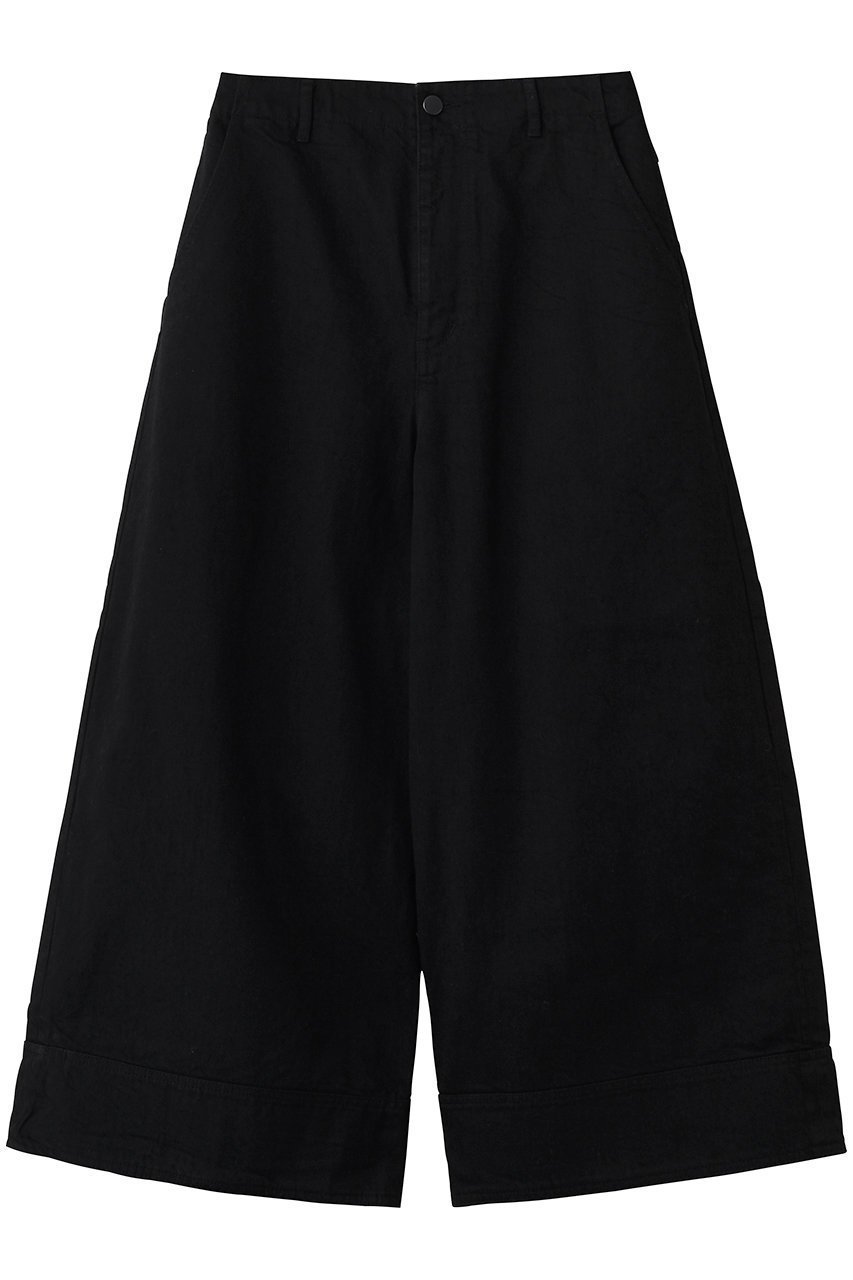 【プレインピープル/PLAIN PEOPLE】のコットンワイドパンツ インテリア・キッズ・メンズ・レディースファッション・服の通販 founy(ファニー) ファッション Fashion レディースファッション Fashion for Women パンツ Pants & Trousers 2026年 2026 ワイド Wide, Wide Fit 夏 Summer 春 Spring S/S・春夏 SS, Spring/Summer, Warm Season ブラック|ID: prp329100004857873 ipo3291000000035876679