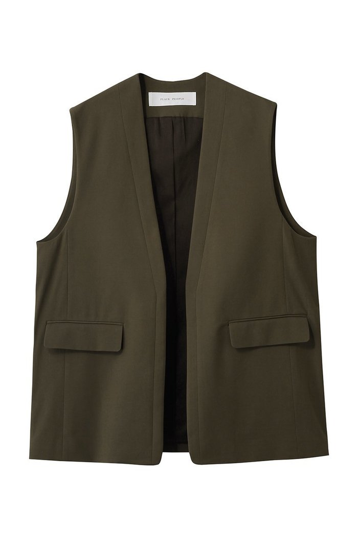 【プレインピープル/PLAIN PEOPLE】のノーカラージレ インテリア・キッズ・メンズ・レディースファッション・服の通販 founy(ファウニー) https://founy.com/ ファッション Fashion レディースファッション Fashion for Women アウター Coat / Outerwear Collection レディースジャケット・軽アウター Jackets シンプル Simple, Minimal ジャケット Jacket, Outerwear フォルム Silhouette, Form ベスト Vest, Waistcoat リュクス Luxury, Elegant, High-End, Chic |ID: prp329100004857874 ipo3291000000037237244