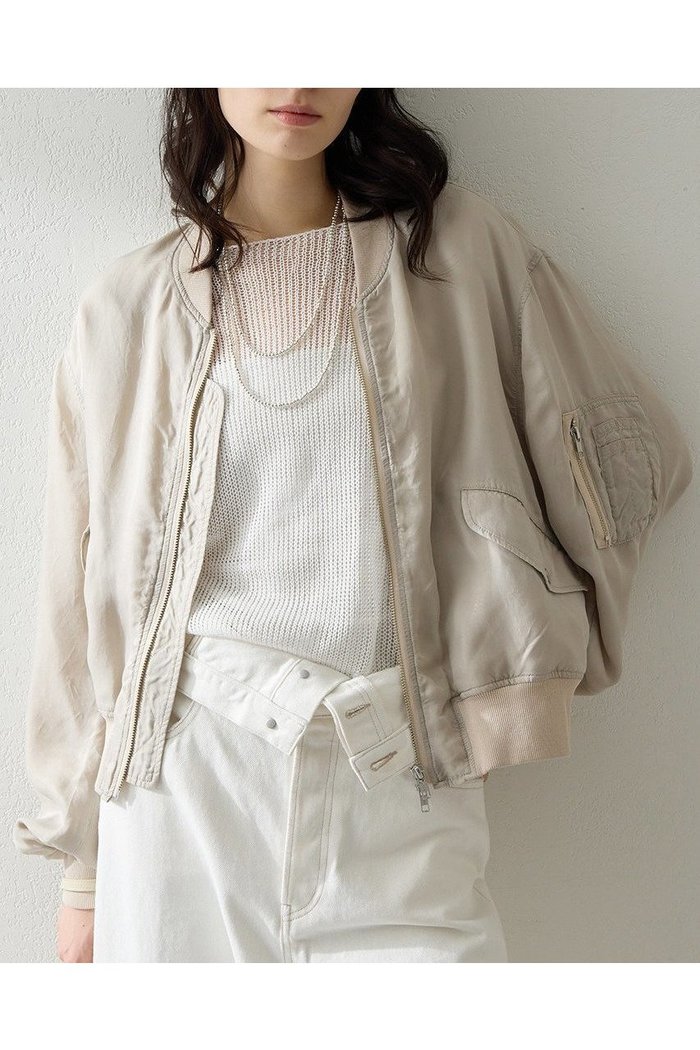 【ウィムガゼット/Whim Gazette】のシルキーキュプラブルゾン インテリア・キッズ・メンズ・レディースファッション・服の通販 founy(ファニー) https://founy.com/ ファッション Fashion レディースファッション Fashion for Women アウター Coat / Outerwear Collection レディースジャケット・軽アウター Jackets ブルゾンジャケット・スポーティアウター Blouson Jackets 2026年 2026 キュプラ Cupro, Eco Fabric シルク Silk, 100% Silk ジャケット Jacket, Outerwear ブルゾン Blouson, Bomber Jacket ロング Long, Long-Length エレガント 上品 Elegant 夏 Summer 春 Spring S/S・春夏 SS, Spring/Summer, Warm Season |ID: prp329100004857888 ipo3291000000035876790