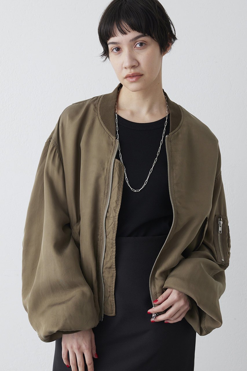 【ウィムガゼット/Whim Gazette】のシルキーキュプラブルゾン インテリア・キッズ・メンズ・レディースファッション・服の通販 founy(ファニー) 　ファッション　Fashion　レディースファッション　Fashion for Women　アウター　Coat / Outerwear Collection　レディースジャケット・軽アウター　Jackets　ブルゾンジャケット・スポーティアウター　Blouson Jackets　2026年　2026　キュプラ　Cupro, Eco Fabric　シルク　Silk, 100% Silk　ジャケット　Jacket, Outerwear　ブルゾン　Blouson, Bomber Jacket　ロング　Long, Long-Length　エレガント 上品　Elegant　夏　Summer　春　Spring　S/S・春夏　SS, Spring/Summer, Warm Season　カーキ|ID: prp329100004857888 ipo3291000000035876791