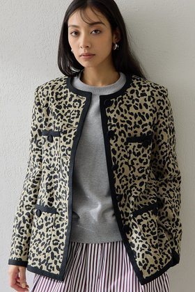 【ウィムガゼット/Whim Gazette】 リネンレオパードジャケット人気、トレンドファッション・服の通販 founy(ファニー) ファッション Fashion レディースファッション Fashion for Women アウター Coat / Outerwear Collection レディースジャケット・軽アウター Jackets 2026年 2026 ジャケット Jacket, Outerwear パイピング Piping, Trim Design ポケット Pocket, Pocket Detail リネン Linen, Linen Fabric レオパード Leopard, Animal Print ワッシャー Washer, Crinkled Finish エレガント 上品 Elegant 夏 Summer 春 Spring S/S・春夏 SS, Spring/Summer, Warm Season |ID:prp329100004857889