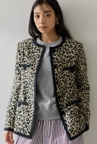 【ウィムガゼット/Whim Gazette】のリネンレオパードジャケット ブラック|ID: prp329100004857889 ipo3291000000035876799