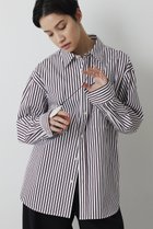 【ウィムガゼット/Whim Gazette】のストライプシャツ 人気、トレンドファッション・服の通販 founy(ファニー) ファッション Fashion レディースファッション Fashion for Women トップス・カットソー Cut & Sew Tops シャツ・ブラウス・オフィスカジュアル Elegant Blouses & Button-Ups 2026年 2026 おすすめ Recommended / Our Picks なめらか Smooth, Silky Texture サテン Satin, Glossy Fabric スウェット / スエット Sweatshirt, Sweatwear ストライプ Stripe, Striped Pattern スリーブ Sleeve, Long Sleeve / Short Sleeve ポケット Pocket, Pocket Detail リラックス Relax, Relaxed Fit ロング Long, Long-Length エレガント 上品 Elegant 夏 Summer 春 Spring S/S・春夏 SS, Spring/Summer, Warm Season thumbnail ブラウン|ID: prp329100004857892 ipo3291000000035876826