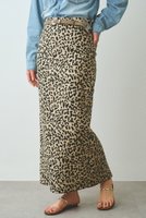 【ウィムガゼット/Whim Gazette】のリネンレオパードスカート 人気、トレンドファッション・服の通販 founy(ファニー) ファッション Fashion レディースファッション Fashion for Women スカート Skirts ロングスカート Long Skirts / Maxi & Midi Skirts タイトスカート Pencil Skirt, Tight Skirt リネン Linen, Linen Fabric レオパード Leopard, Animal Print ロング Long, Long-Length ワッシャー Washer, Crinkled Finish |ID:prp329100004857894