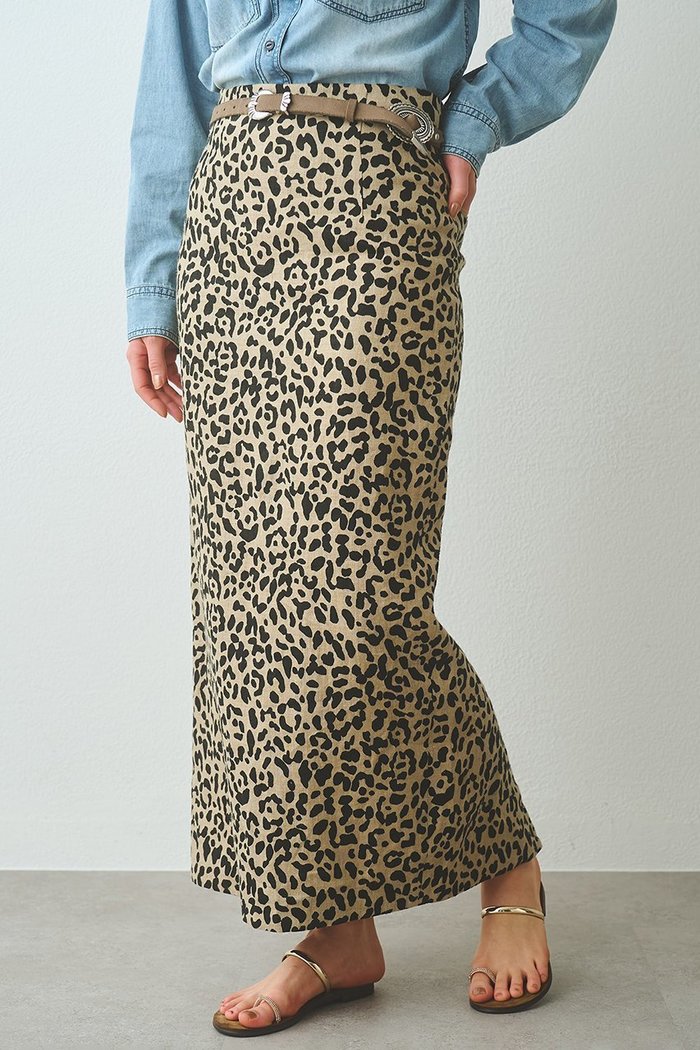 【ウィムガゼット/Whim Gazette】のリネンレオパードスカート インテリア・キッズ・メンズ・レディースファッション・服の通販 founy(ファニー) https://founy.com/ ファッション Fashion レディースファッション Fashion for Women スカート Skirts ロングスカート Long Skirts / Maxi & Midi Skirts タイトスカート Pencil Skirt, Tight Skirt リネン Linen, Linen Fabric レオパード Leopard, Animal Print ロング Long, Long-Length ワッシャー Washer, Crinkled Finish |ID: prp329100004857894 ipo3291000000036952949