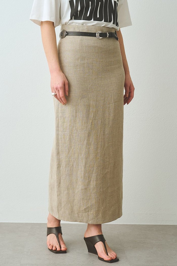 【ウィムガゼット/Whim Gazette】のリネンスカート インテリア・キッズ・メンズ・レディースファッション・服の通販 founy(ファニー) https://founy.com/ ファッション Fashion レディースファッション Fashion for Women スカート Skirts ロングスカート Long Skirts / Maxi & Midi Skirts 2026年 2026 タイトスカート Pencil Skirt, Tight Skirt リネン Linen, Linen Fabric ロング Long, Long-Length ワッシャー Washer, Crinkled Finish 夏 Summer 春 Spring S/S・春夏 SS, Spring/Summer, Warm Season |ID: prp329100004857895 ipo3291000000035876860