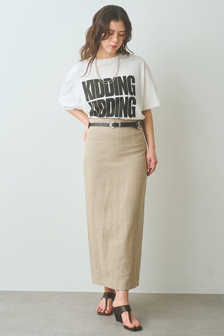 【ウィムガゼット/Whim Gazette】のリネンスカート 人気、トレンドファッション・服の通販 founy(ファニー) 　ファッション　Fashion　レディースファッション　Fashion for Women　スカート　Skirts　ロングスカート　Long Skirts / Maxi & Midi Skirts　タイトスカート　Pencil Skirt, Tight Skirt　リネン　Linen, Linen Fabric　ロング　Long, Long-Length　ワッシャー　Washer, Crinkled Finish　other-2|ID: prp329100004857895 ipo3291000000036146081