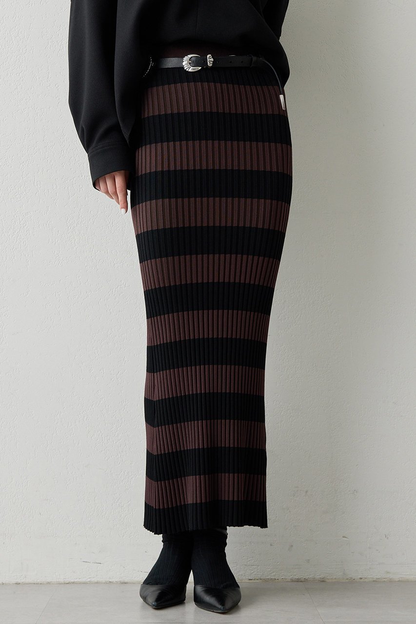 【ウィムガゼット/Whim Gazette】のボーダーニットフィットスカート 人気、トレンドファッション・服の通販 founy(ファニー) 　ファッション　Fashion　レディースファッション　Fashion for Women　スカート　Skirts　ロングスカート　Long Skirts / Maxi & Midi Skirts　2026年　2026　クリスタル　Crystal, Swarovski　シンプル　Simple, Minimal　フレア　Flare, Flared　ボーダー　Border, Stripe　ロング　Long, Long-Length　夏　Summer　春　Spring　S/S・春夏　SS, Spring/Summer, Warm Season　 other-1|ID: prp329100004857897 ipo3291000000035876888