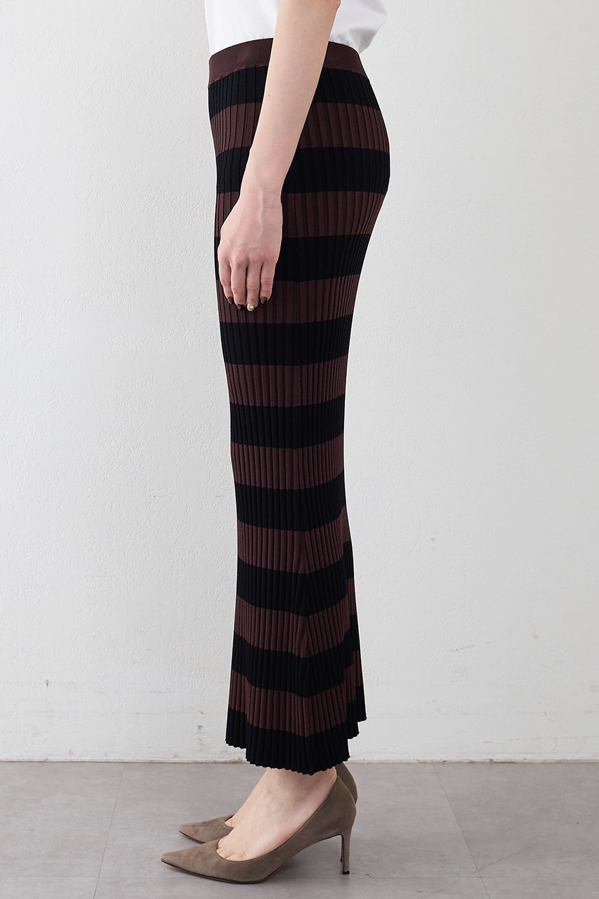 【ウィムガゼット/Whim Gazette】のボーダーニットフィットスカート 人気、トレンドファッション・服の通販 founy(ファニー) 　ファッション　Fashion　レディースファッション　Fashion for Women　スカート　Skirts　ロングスカート　Long Skirts / Maxi & Midi Skirts　クリスタル　Crystal, Swarovski　シンプル　Simple, Minimal　フレア　Flare, Flared　ボーダー　Border, Stripe　ロング　Long, Long-Length　other-7|ID: prp329100004857897 ipo3291000000036146118