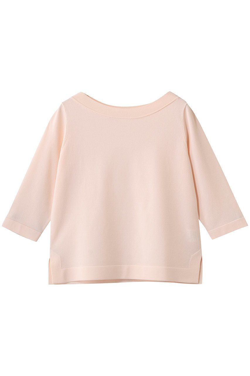 【アナイ/ANAYI】のスリーブ釦ボートネックプルオーバー インテリア・キッズ・メンズ・レディースファッション・服の通販 founy(ファニー) ファッション Fashion レディースファッション Fashion for Women トップス・カットソー Cut & Sew Tops ニット Knit Tops & Sweaters カジュアルプルオーバー・ニットトップス Pullovers & Knit Tops / Casual Pullovers 2026年 2026 インナー Innerwear スリーブ Sleeve, Long Sleeve / Short Sleeve ロング Long, Long-Length エレガント 上品 Elegant 夏 Summer 春 Spring S/S・春夏 SS, Spring/Summer, Warm Season ピンク|ID: prp329100004857900 ipo3291000000035876914