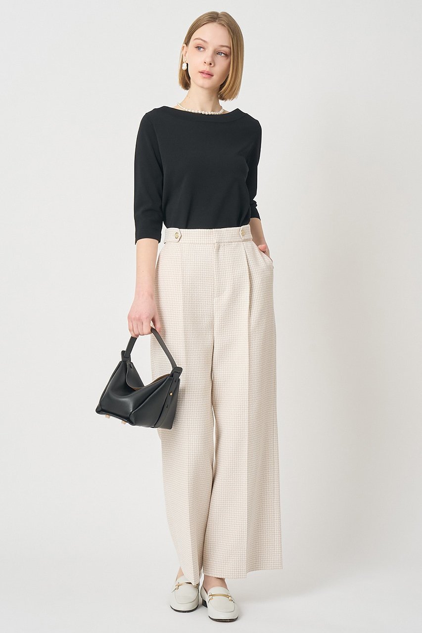 【アナイ/ANAYI】のスリーブ釦ボートネックプルオーバー 人気、トレンドファッション・服の通販 founy(ファニー) ファッション Fashion レディースファッション Fashion for Women トップス・カットソー Cut & Sew Tops ニット Knit Tops & Sweaters カジュアルプルオーバー・ニットトップス Pullovers & Knit Tops / Casual Pullovers インナー Innerwear スリーブ Sleeve, Long Sleeve / Short Sleeve ロング Long, Long-Length エレガント 上品 Elegant other-8|ID: prp329100004857900 ipo3291000000036377564