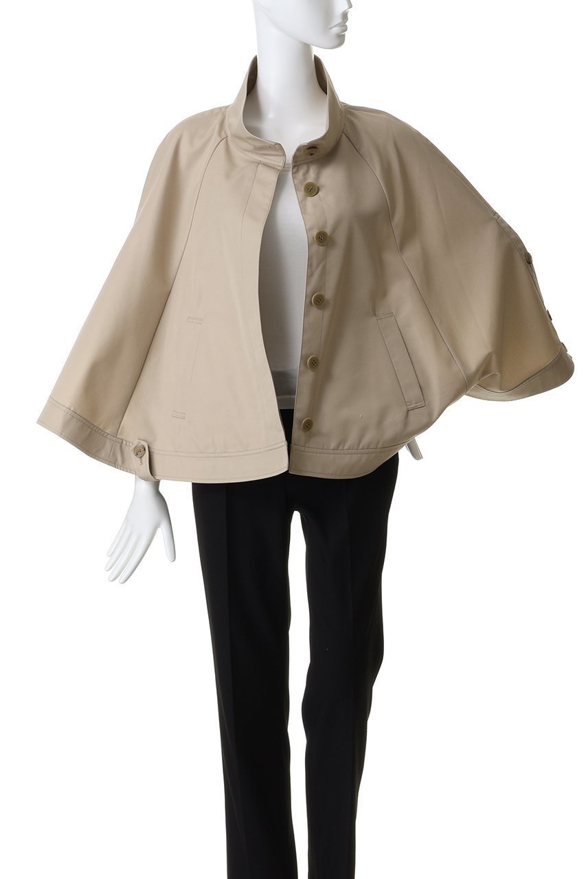 【アナイ/ANAYI】のハッスイツイルケープスタンドコート 人気、トレンドファッション・服の通販 founy(ファニー) 　ファッション　Fashion　レディースファッション　Fashion for Women　アウター　Coat / Outerwear Collection　コート・ロングコート・ピーコート　Long Coats, Peacoats & More　2026年　2026　おすすめ　Recommended / Our Picks　ショート　Short, Short Length　ツイル　Twist, Twisted Detail　夏　Summer　春　Spring　S/S・春夏　SS, Spring/Summer, Warm Season　other-7|ID: prp329100004857903 ipo3291000000035876946