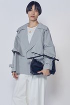 【プルミエ アロンディスモン/1er Arrondissement】のナイロンコート 人気、トレンドファッション・服の通販 founy(ファニー) ファッション Fashion レディースファッション Fashion for Women アウター Coat / Outerwear Collection コート・ロングコート・ピーコート Long Coats, Peacoats & More 2026年 2026 ショート Short, Short Length タンブラー Tumbler, Travel Mug トレンチ Trench, Trench Coat フォルム Silhouette, Form 夏 Summer 春 Spring S/S・春夏 SS, Spring/Summer, Warm Season thumbnail グレー|ID: prp329100004857910 ipo3291000000035877000