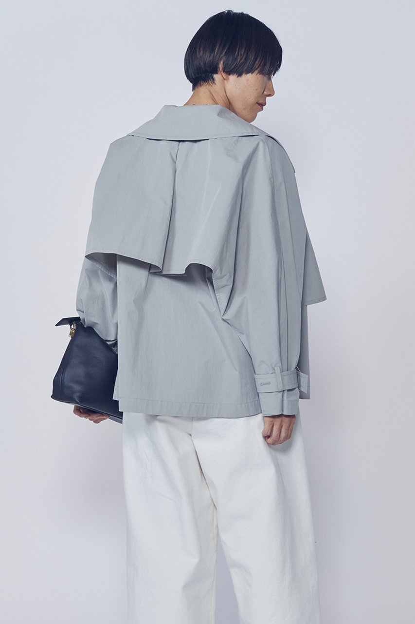 【プルミエ アロンディスモン/1er Arrondissement】のナイロンコート 人気、トレンドファッション・服の通販 founy(ファニー) 　ファッション　Fashion　レディースファッション　Fashion for Women　アウター　Coat / Outerwear Collection　コート・ロングコート・ピーコート　Long Coats, Peacoats & More　2026年　2026　ショート　Short, Short Length　タンブラー　Tumbler, Travel Mug　トレンチ　Trench, Trench Coat　フォルム　Silhouette, Form　夏　Summer　春　Spring　S/S・春夏　SS, Spring/Summer, Warm Season　other-4|ID: prp329100004857910 ipo3291000000035877003