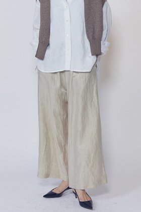 【プルミエ アロンディスモン/1er Arrondissement】 リネングロスワッシャーイージーパンツ人気、トレンドファッション・服の通販 founy(ファニー) ファッション Fashion レディースファッション Fashion for Women パンツ Pants & Trousers 2026年 2026 イタリア Italy シンプル Simple, Minimal リラックス Relax, Relaxed Fit ワッシャー Washer, Crinkled Finish エレガント 上品 Elegant 夏 Summer 春 Spring S/S・春夏 SS, Spring/Summer, Warm Season |ID:prp329100004857911