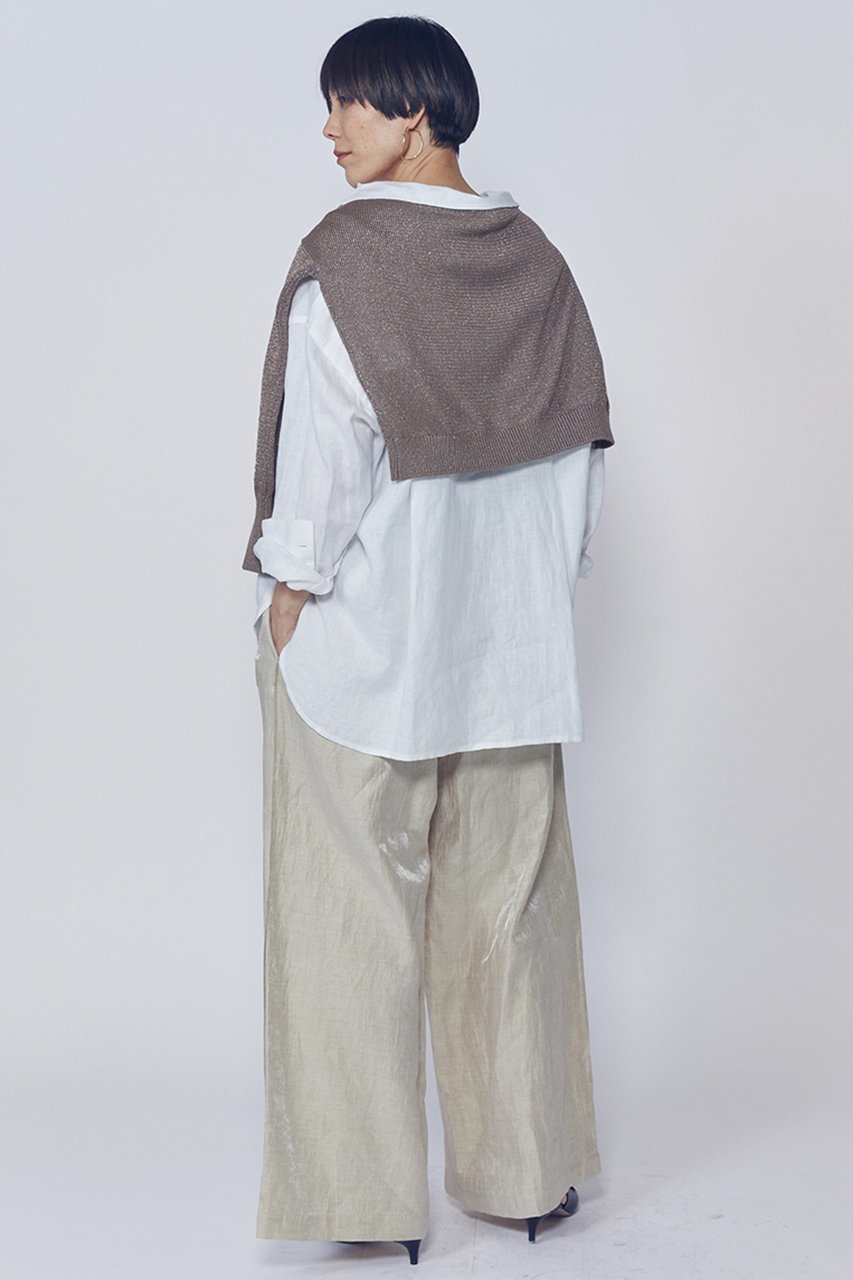 【プルミエ アロンディスモン/1er Arrondissement】のリネングロスワッシャーイージーパンツ 人気、トレンドファッション・服の通販 founy(ファニー) 　ファッション　Fashion　レディースファッション　Fashion for Women　パンツ　Pants & Trousers　2026年　2026　イタリア　Italy　シンプル　Simple, Minimal　リラックス　Relax, Relaxed Fit　ワッシャー　Washer, Crinkled Finish　エレガント 上品　Elegant　夏　Summer　春　Spring　S/S・春夏　SS, Spring/Summer, Warm Season　other-4|ID: prp329100004857911 ipo3291000000035877010