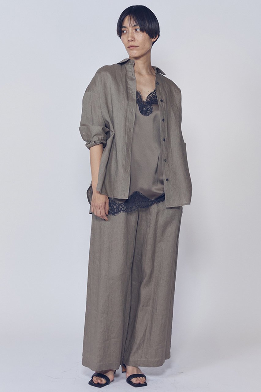 【プルミエ アロンディスモン/1er Arrondissement】のウォッシュリネンイージーパンツ 人気、トレンドファッション・服の通販 founy(ファニー) 　ファッション　Fashion　レディースファッション　Fashion for Women　パンツ　Pants & Trousers　2026年　2026　シンプル　Simple, Minimal　リラックス　Relax, Relaxed Fit　夏　Summer　春　Spring　S/S・春夏　SS, Spring/Summer, Warm Season　other-3|ID: prp329100004857912 ipo3291000000035877017