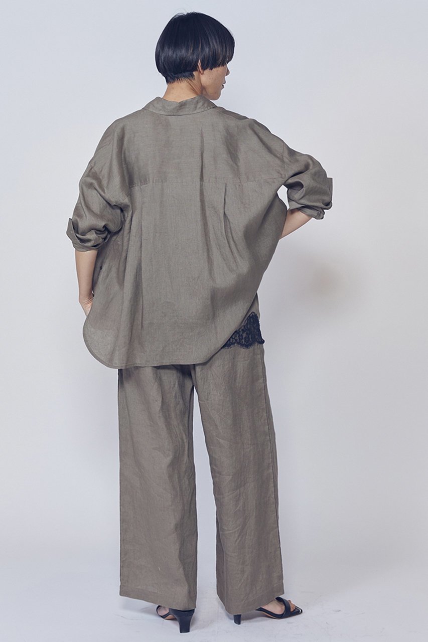 【プルミエ アロンディスモン/1er Arrondissement】のウォッシュリネンイージーパンツ 人気、トレンドファッション・服の通販 founy(ファニー) ファッション Fashion レディースファッション Fashion for Women パンツ Pants & Trousers シンプル Simple, Minimal リラックス Relax, Relaxed Fit other-4|ID: prp329100004857912 ipo3291000000036146224