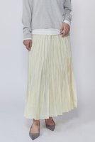 【プルミエ アロンディスモン/1er Arrondissement】のワッシャーサテンランダムプリーツスカート 人気、トレンドファッション・服の通販 founy(ファニー) ファッション Fashion レディースファッション Fashion for Women スカート Skirts プリーツスカート / 上品フェミニンスタイル Pleated Skirts ロングスカート Long Skirts / Maxi & Midi Skirts 2026年 2026 サテン Satin, Glossy Fabric シルク Silk, 100% Silk プリーツ Pleats, Pleated ランダム Random, Irregular ロング Long, Long-Length ワッシャー Washer, Crinkled Finish 夏 Summer 春 Spring S/S・春夏 SS, Spring/Summer, Warm Season |ID:prp329100004857913