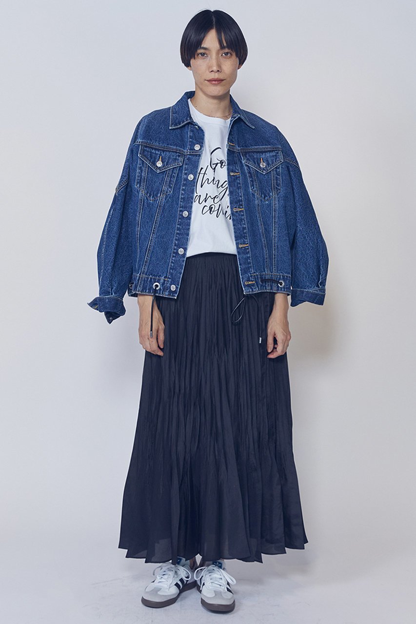 【プルミエ アロンディスモン/1er Arrondissement】のワッシャーサテンランダムプリーツスカート 人気、トレンドファッション・服の通販 founy(ファニー) ファッション Fashion レディースファッション Fashion for Women スカート Skirts プリーツスカート / 上品フェミニンスタイル Pleated Skirts ロングスカート Long Skirts / Maxi & Midi Skirts サテン Satin, Glossy Fabric シルク Silk, 100% Silk プリーツ Pleats, Pleated ランダム Random, Irregular ロング Long, Long-Length ワッシャー Washer, Crinkled Finish 春 Spring other-5|ID: prp329100004857913 ipo3291000000036146238