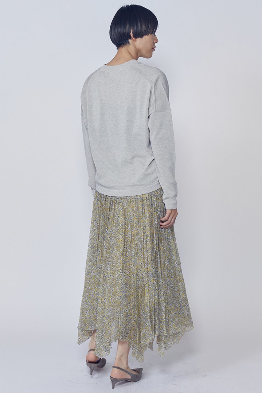 【プルミエ アロンディスモン/1er Arrondissement】のハミングバードプリントプリーツスカート 人気、トレンドファッション・服の通販 founy(ファニー) 　ファッション　Fashion　レディースファッション　Fashion for Women　スカート　Skirts　プリーツスカート / 上品フェミニンスタイル　Pleated Skirts　ロングスカート　Long Skirts / Maxi & Midi Skirts　2026年　2026　イレギュラーヘム　Irregular Hem　オーガンジー　Organza Fabric　プリント　Print, Printed Pattern　プリーツ　Pleats, Pleated　ロング　Long, Long-Length　夏　Summer　春　Spring　S/S・春夏　SS, Spring/Summer, Warm Season　other-5|ID: prp329100004857914 ipo3291000000035877032