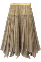 【プルミエ アロンディスモン/1er Arrondissement】のハミングバードプリントプリーツスカート イエロー|ID: prp329100004857914 ipo3291000000037237353